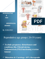 Management of DUB in Reproctive and Perimenopausal Age Group