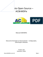 Manual ACBrMDFe Versão 1.00 PDF
