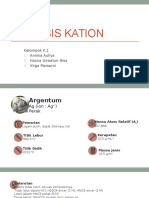 ANALISIS REAKSI KATION