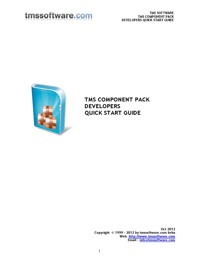 TMS Component Pack Quick Start | PDF | Software Engineering | Computer ...