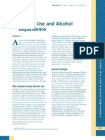 III. Alcohol Use and Alcohol Dependence: Overall Findings