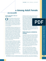V. Drug Use Among Adult Female Arrestees: Extent of Drug Use As Detected by Urinalysis