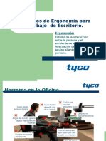 Ejercicios Ergonomicos en Oficina