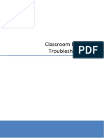 Classroom Management Troubleshooting Guide