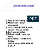 Tatacara Buka Frog Vle