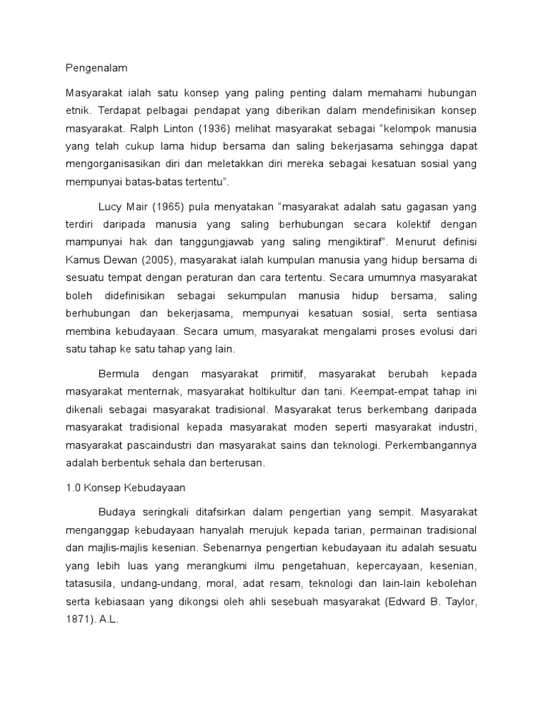 Hubungan Etnik Pdf