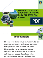 Solucion Nutritiva y Cultivo Hidroponico KR