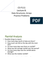 Data Structures: Arrays Practice Problems