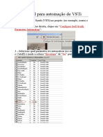 Tutorial para Automação de VSTi
