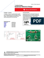 Comparator with Hysteresis Reference Design (Texas Instruments)