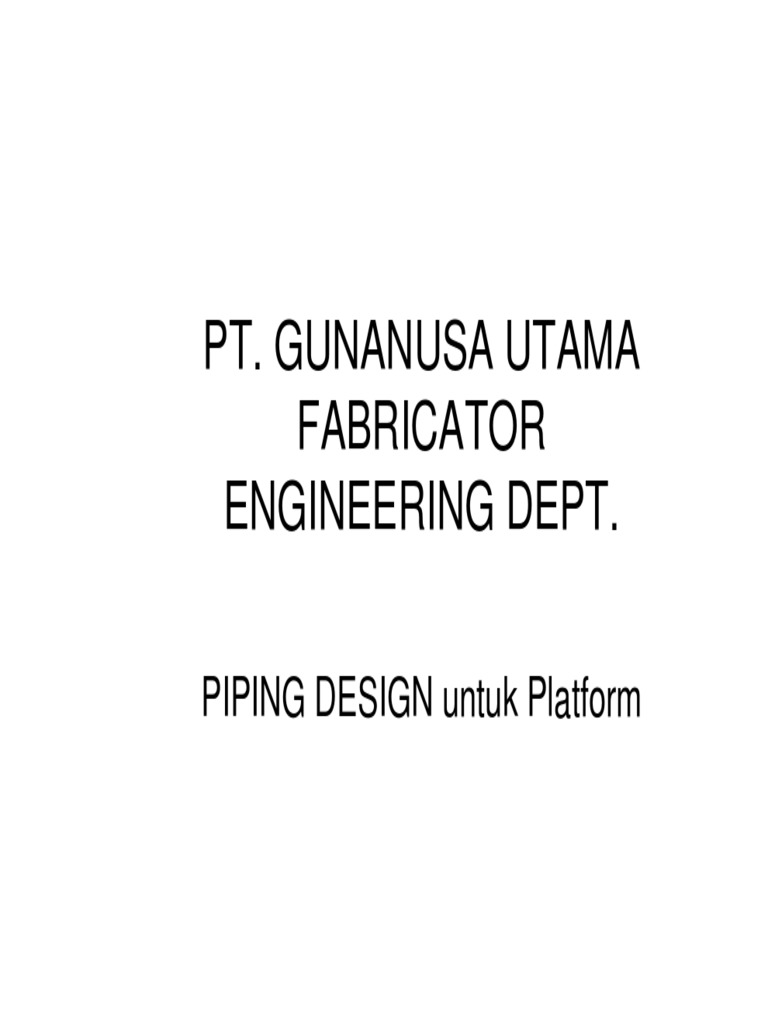 Desain Piping untuk Platform Oil & Gas | PDF | Bisnis | Komputer