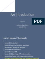 Introduction To Thermocalc