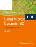 Using Microsoft Dynamics AX The New Dynamics AX 7