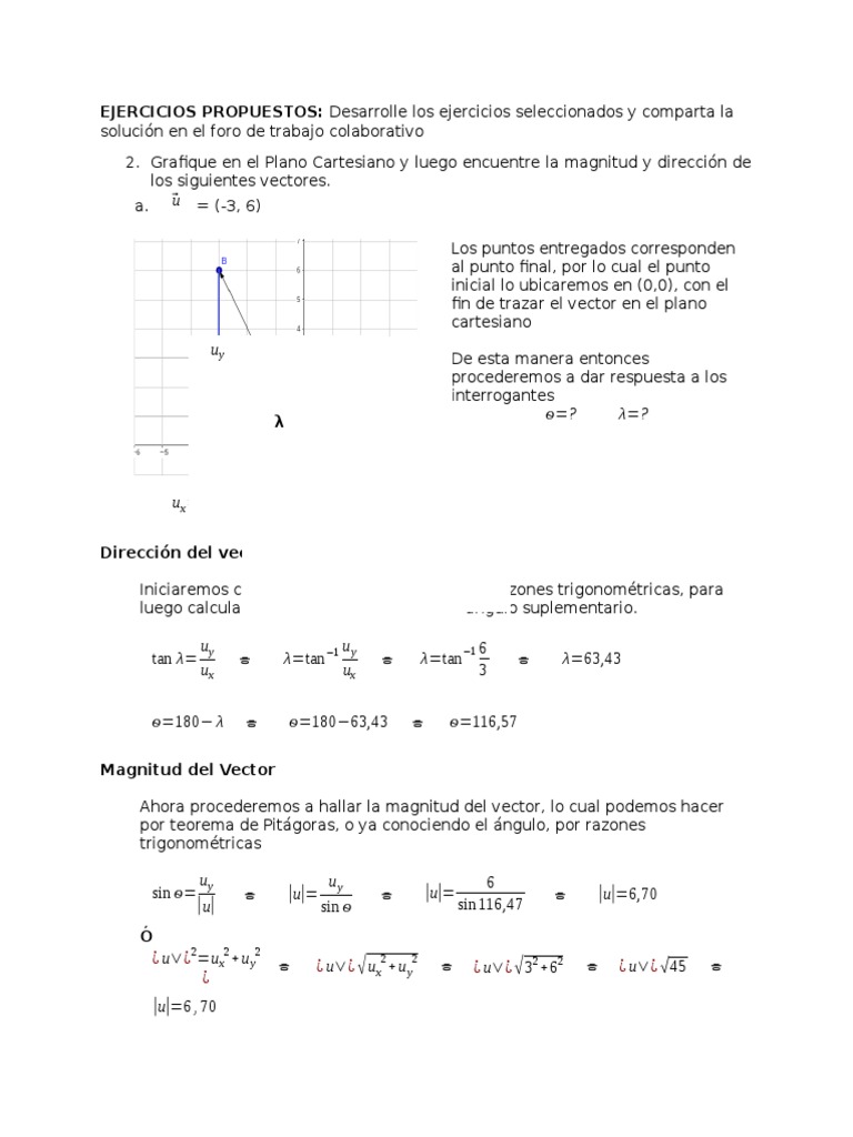 Suma Resta Multiplication Y Division De Vectores Pdf Download