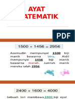 Ayat Matematik Tahun 3