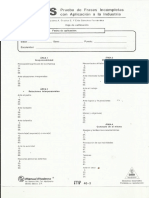 Hoja de Calificación