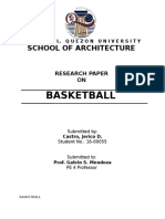 Basketball: School of Architecture