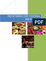 Recetario Cocina Mexicana