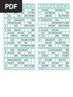 1 90 british bingo cards