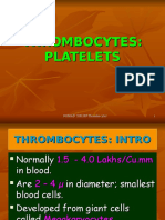 Thrombocytes &platelets