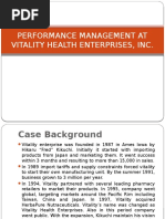 Performance Management at Vitality Health Enterprises, Inc