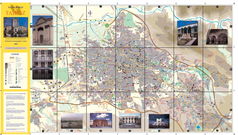 Tabriz Map (English)