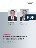 Speeches Geneva International Motor Show 2017