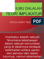 Teori Implikatur Presentation