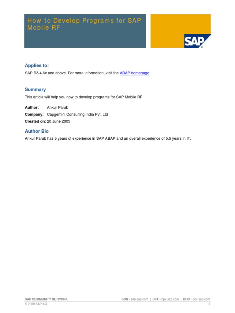 Rfid PDF | PDF