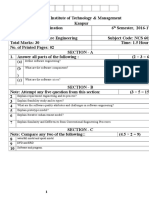 First Mid Sem Software Engineering (NCS-602)