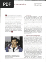 Introduction to Sprinting