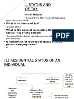 Residential Status