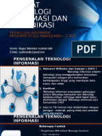 Hakikat Teknologi Informasi Dan Komunikasi