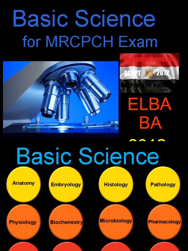 MRCPCH Exam Basic Science Overview | PDF
