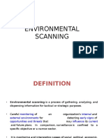 Environmental Scanning PPT's
