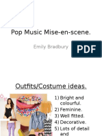 Pop Music Mise-En-Scene