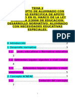 Tema 2. Desarrollo Normativo Acnee y Acneae