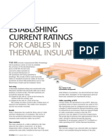 Current Ratings Cables in Thermal Insulation PDF