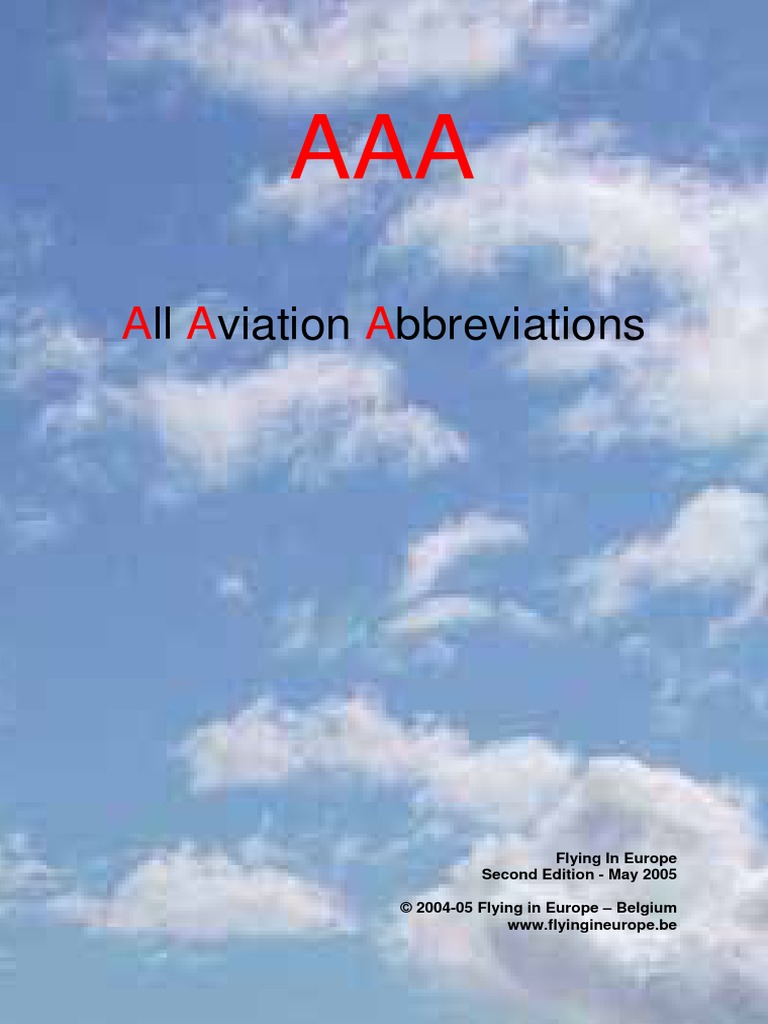 all_aviation_abbreviations.pdf Air Traffic Control Avionics Free