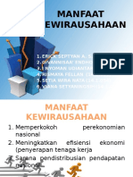 Manfaat Kewirausahaan