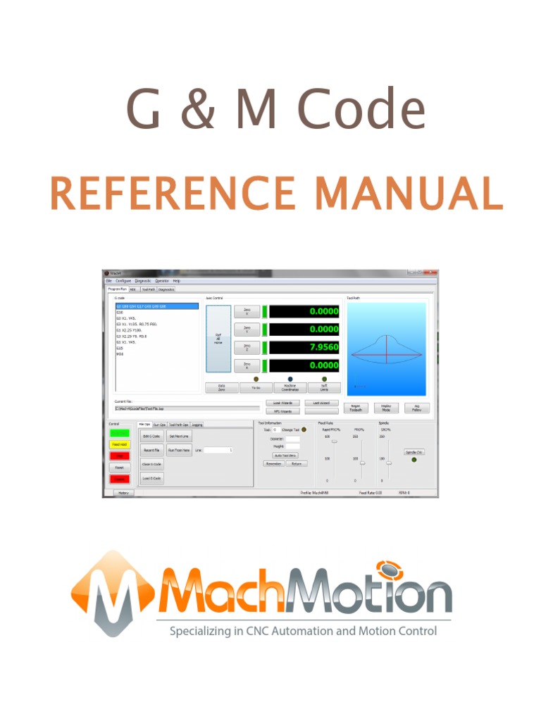 Mach4 G and M Code Reference Manual | PDF | Numerical