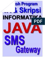 Java SMS Gateway Open Source Untuk Tugas Akhir Dan Skripsi