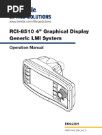 Rci-8510 A3 Graphical Cable-Based Display Manual