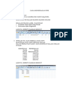 Cara Mengerjakan SPSS