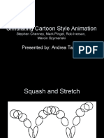 Simulating Cartoon Style Animation: Presented By: Andrea Tartaro