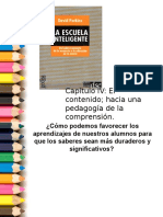 Title: Capítulo IV: El Contenido Hacia Una Pedagogía de La Comprensión