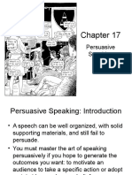 Chapter 17 Persuasive Speaking