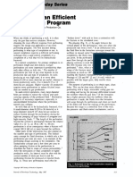 Designing An Efficient Perforating Program