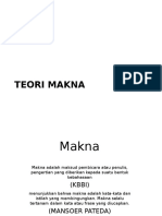 Teori Makna