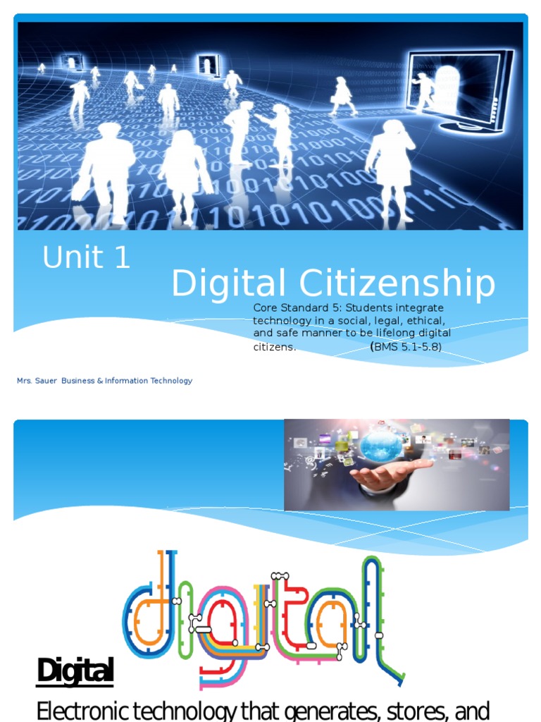 Digital Citizenship PDF